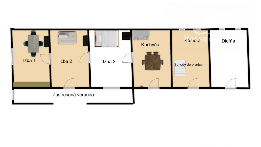 Na predaj chalupa  v Dubníku pri Štúrove  .