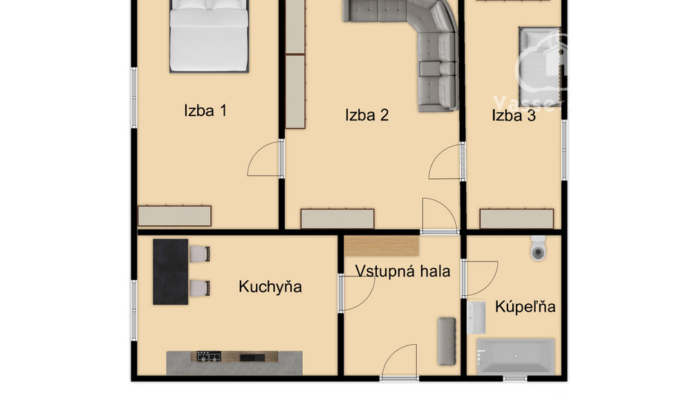 Na predaj 3 izbový rodinný dom v Imeli, len 3km od kúpaliska v Nesvadoch.