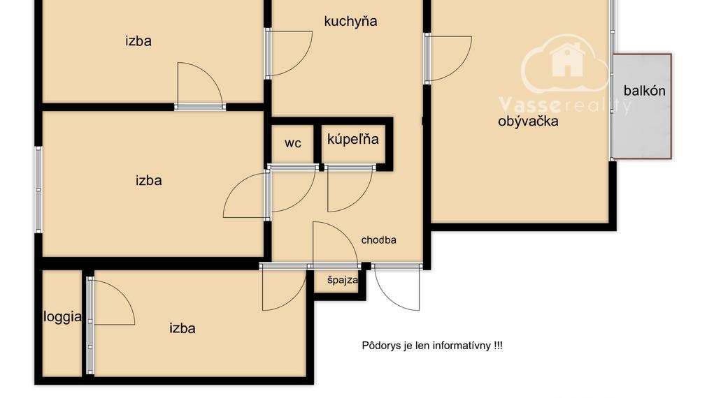 Priestranný 4-izbový byt s garážou, klimatizáciou a skvelou dispozíciou v obci Dubník