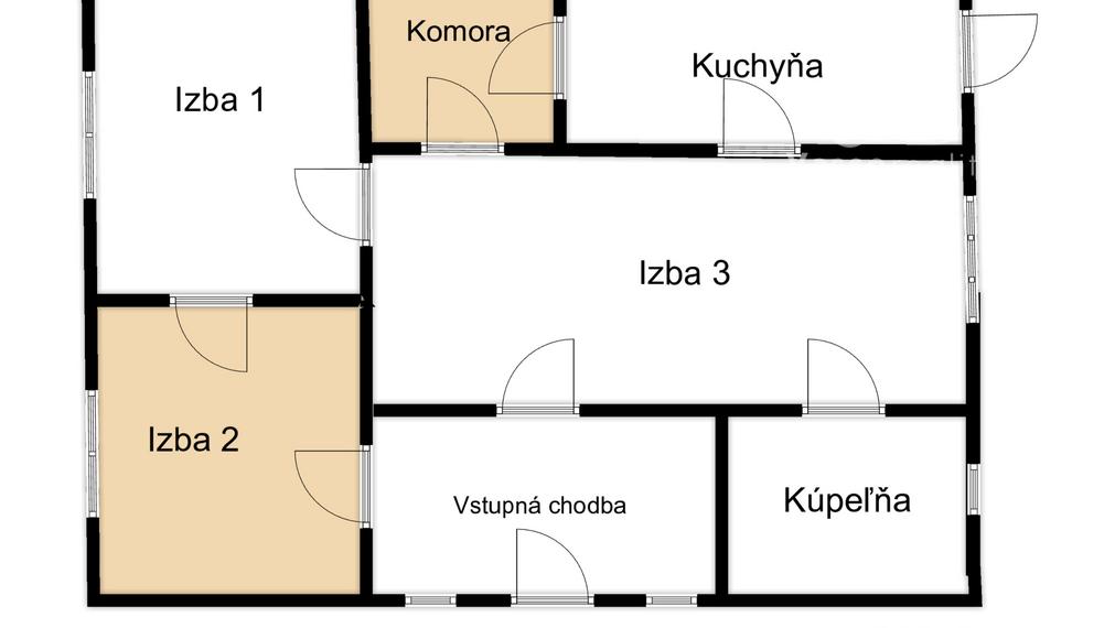 Na predaj 3 izbový rodinný dom v Dubníku pri Nových Zámkoch.